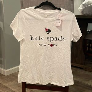 NWT Kate Spade white tshirt
